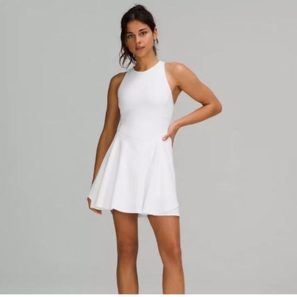 lululemon athletica Dresses & Skirts - lululemon athletica court crush Women's White Tennis Dress NWT 10